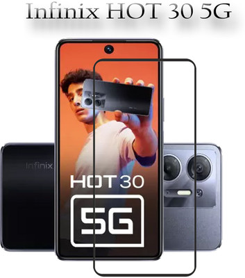 INFINITYWORLD Edge To Edge Tempered Glass for Infinix Smart 8 Plus(Pack of 1)