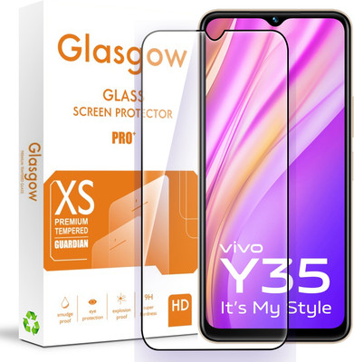 Glasgow Edge To Edge Tempered Glass for Vivo Y35(Pack of 1)