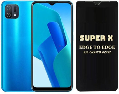 Obstinate Edge To Edge Tempered Glass for Oppo A16e, DelhiGear Glass, Screen Protector, Tempered Glass, Screen Guard, Mobile Glass(Pack of 1)