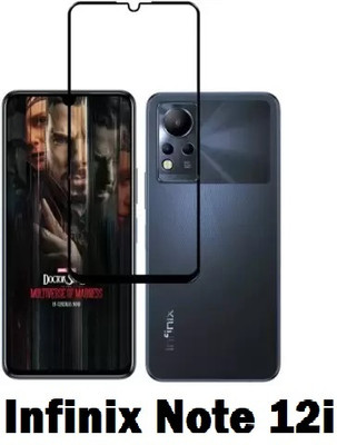 ASVALBUY Edge To Edge Tempered Glass for Infinix Note 12i(Pack of 1)