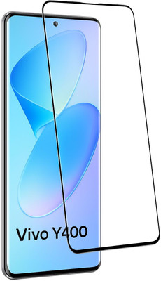 TopTrends Edge To Edge Tempered Glass for VIVO Y400, 5G with Easy Self Installation Kit(Pack of 1)