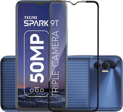 HUPSHY Edge To Edge Tempered Glass for Tecno Spark 9T(Pack of 1)