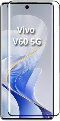INFINITYWORLD Edge To Edge Tempered Glass for vivo V60 5G, Vivo V60 5G(Pack of 1)