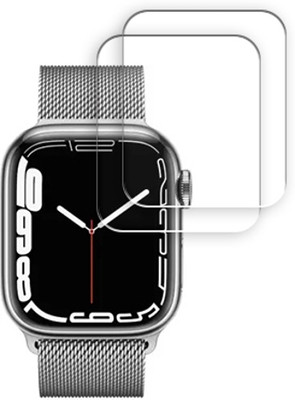 ARBAN Edge To Edge Tempered Glass for APPLE WatchSeries7 45mm SMARTWATCH SCREEN GUARD(Pack of 2)