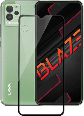 Flipkart SmartBuy Edge To Edge Tempered Glass for LAVA Blaze(Pack of 1)