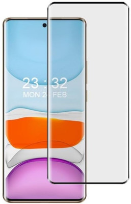 Srewingt Edge To Edge Tempered Glass for Vivo V27 Pro Curve Tempered Glass(Pack of 2)