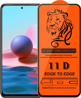 Forego Edge To Edge Tempered Glass for Mi Redmi Note 10 Pro(Pack of 1)