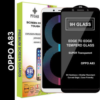 PFOAM Edge To Edge Tempered Glass for Oppo A83(Pack of 1)