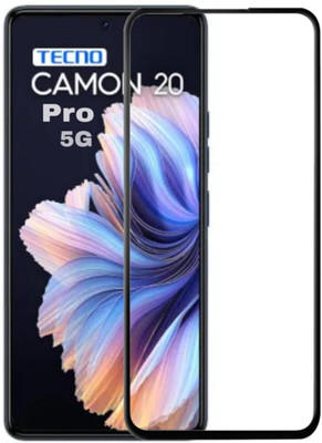 HIE POWER Edge To Edge Tempered Glass for Tecno Camon 20 Pro 5G-Edge To Edge Coverage(Pack of 1)