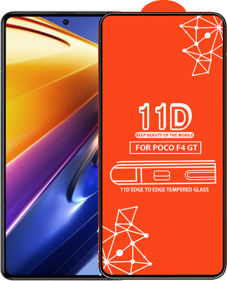 Roxel Edge To Edge Tempered Glass for Poco F4 Gt(Pack of 1)