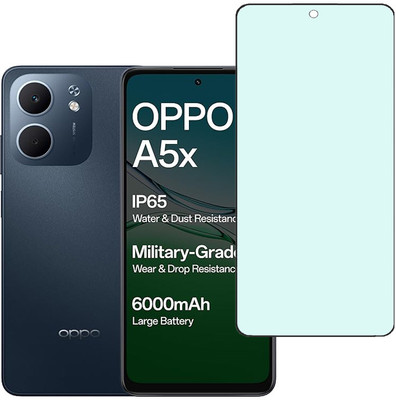 KARTRAY Edge To Edge Tempered Glass for Oppo A5x 5G, Tempered Glass With Matte Finish(Pack of 1)