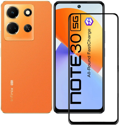 Caseline Edge To Edge Tempered Glass for Infinix Note 30 5G(Pack of 1)