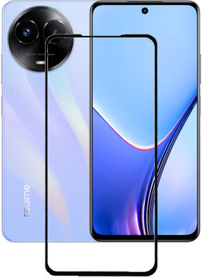 KMPERED Edge To Edge Tempered Glass for Realme 11, Realme 11x 5G(Pack of 1)