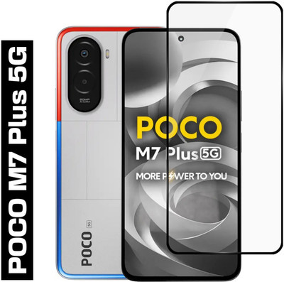 Gorilla Cases Edge To Edge Tempered Glass for POCO M7 Plus 5G(Pack of 1)
