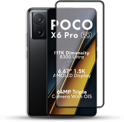 PROACCS Edge To Edge Tempered Glass for POCO X6 Pro 5G(Pack of 1)