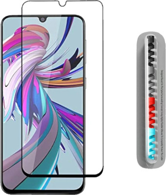 bediwell Edge To Edge Tempered Glass for Poco C40(Pack of 1)