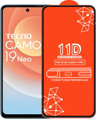 Qyist Edge To Edge Tempered Glass for Tecno Camon 19 Pro(Pack of 1)