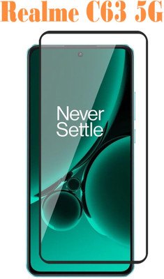 welldesign Edge To Edge Tempered Glass for Realme C63 5G(Pack of 1)
