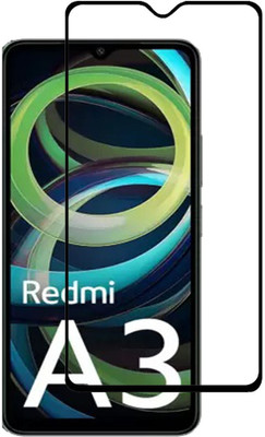 INFINITYWORLD Edge To Edge Tempered Glass for Poco C61, Redmi A3, Redmi A3x(Pack of 1)