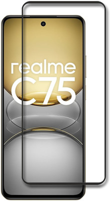 NSTAR Edge To Edge Tempered Glass for realme C75 5G(Pack of 1)