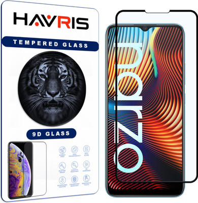 Havris Edge To Edge Tempered Glass for Realme Narzo 20(Pack of 1)