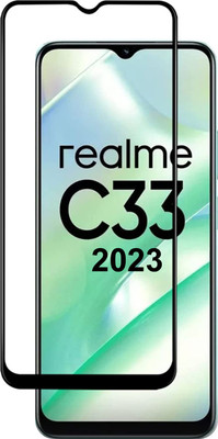 PARANDIV Edge To Edge Tempered Glass for Realme C33 2023(Pack of 1)