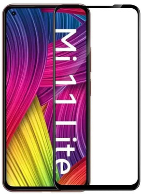 9H Edge To Edge Tempered Glass for Mi 11 Lite, Mi 11 Lite NE, Xiaomi 11 Lite NE 5G, Xiaomi 11 Lite NE -Premium_11D(Pack of 1)