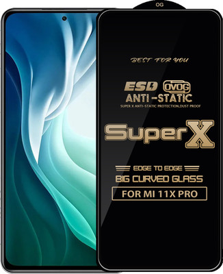 Qyist Edge To Edge Tempered Glass for MI 11X PRO(Pack of 1)