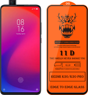 Forego Edge To Edge Tempered Glass for Mi K20 Pro(Pack of 1)