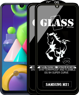 PFOAM Edge To Edge Tempered Glass for SAMSUNG GALAXY M21(Pack of 2)