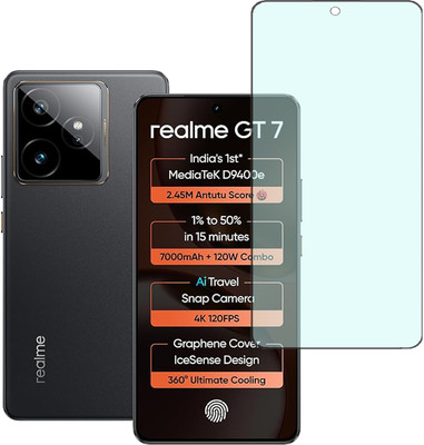 SPRITZEN Edge To Edge Tempered Glass for Realme GT 7 5G, Matte Tempered Glass(Pack of 1)