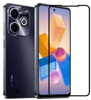 VISHRN CASES Edge To Edge Tempered Glass for Infinix HOT 40i(Pack of 1)