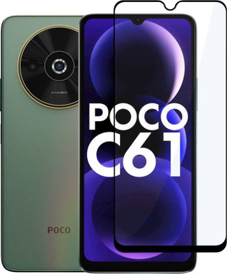SRT Edge To Edge Tempered Glass for Poco C61(Pack of 1)