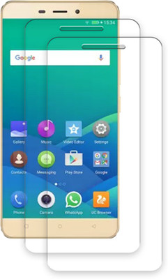 SOMTONE Edge To Edge Tempered Glass for GIONEE P7 Max TEMPERED GUARD FRONTP2(Pack of 2)