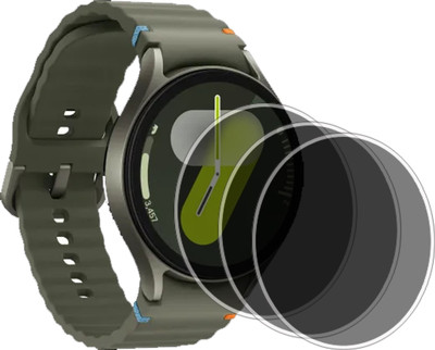 HIDEOUS Edge To Edge Tempered Glass for Samsung Galaxy Watch 7 LTE 40mm(Pack of 3)