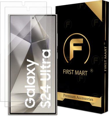 FIRST MART Edge To Edge Tempered Glass for Samsung Galaxy S24 Ultra 5G, Samsung S24 Ultra 5G(Pack of 2)