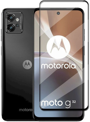 VISHZONE Edge To Edge Tempered Glass for MOTOROLA G32, MOTO G32(Pack of 1)