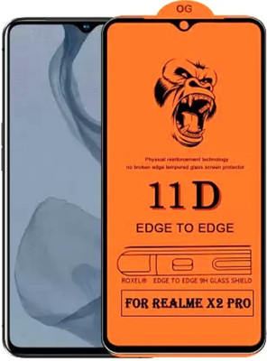 1DOLLAR Edge To Edge Tempered Glass for Realme X2 Pro (9H Hardness-11D)(Pack of 1)