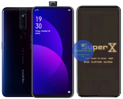 TELESHIELD Edge To Edge Tempered Glass for Oppo F11 Pro, Super X Edge Glass, Super X Tempered Glass, Super X Screen Protector(Pack of 1)