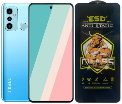 Blate Edge To Edge Tempered Glass for Ikall Z15 4G, ESD Tempered Glass, ESD Screen Protector, Anti Static, Screen Protector(Pack of 1)