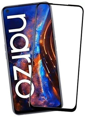 O2MG Edge To Edge Tempered Glass for realme Narzo 30(Pack of 1)