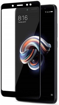 ChutPutMart Edge To Edge Tempered Glass for Mi Redmi Note 5 Pro Screen Protector Full HD(Pack of 1)