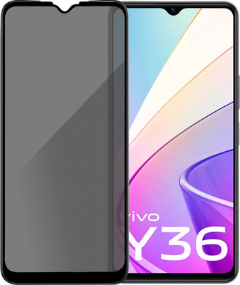 HUPSHY Edge To Edge Tempered Glass for Vivo Y36(Pack of 1)