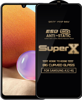 Qyist Edge To Edge Tempered Glass for SAMSUNG A32 4G(Pack of 1)
