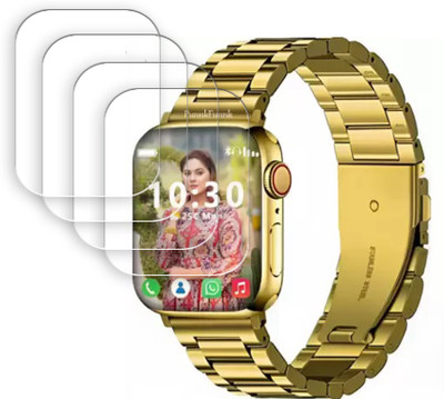 ARBAN Edge To Edge Tempered Glass for PunnkFunnk S9 Model BT Calling Smartwatch SMARTWATCH SCREEN GUARD(Pack of 4)