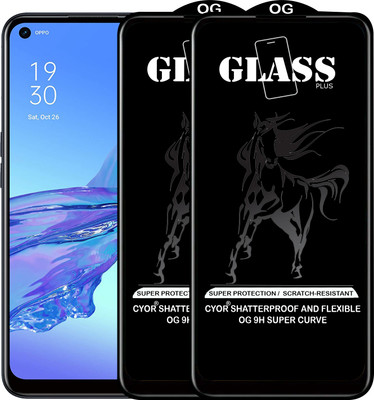 CYOR Edge To Edge Tempered Glass for OPPO A53 2020(Pack of 2)
