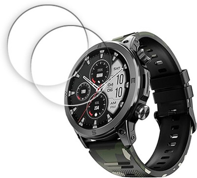 ARBAN Edge To Edge Tempered Glass for Noise Endeavour Sturdy Design 1.46 inch SMARTWATCH SCREEN GUARD(Pack of 2)