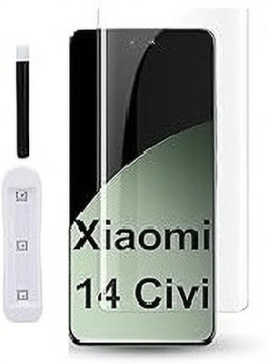 AB PRIME Edge To Edge Tempered Glass for Redmi Mi 14 Civi 5G(Pack of 1)