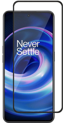 NSTAR Edge To Edge Tempered Glass for Oppo Reno12 F, (BLK)(Pack of 1)
