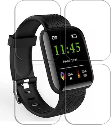 ARBAN Edge To Edge Tempered Glass for R Stylish ID116 smart wristwatch SMARTWATCH SCREEN GUARD(Pack of 4)